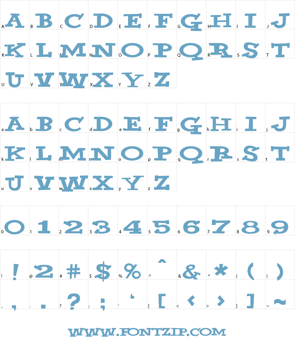 Yahoo Font Character