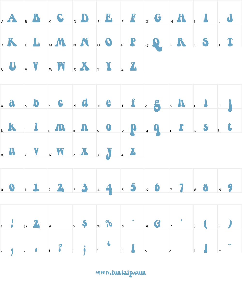 Berthside Font Character