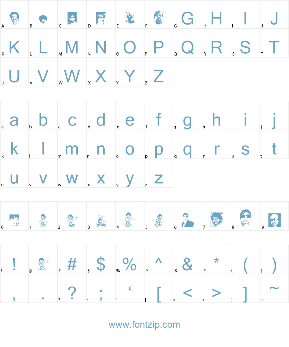 I'm A Font Designer Font Character