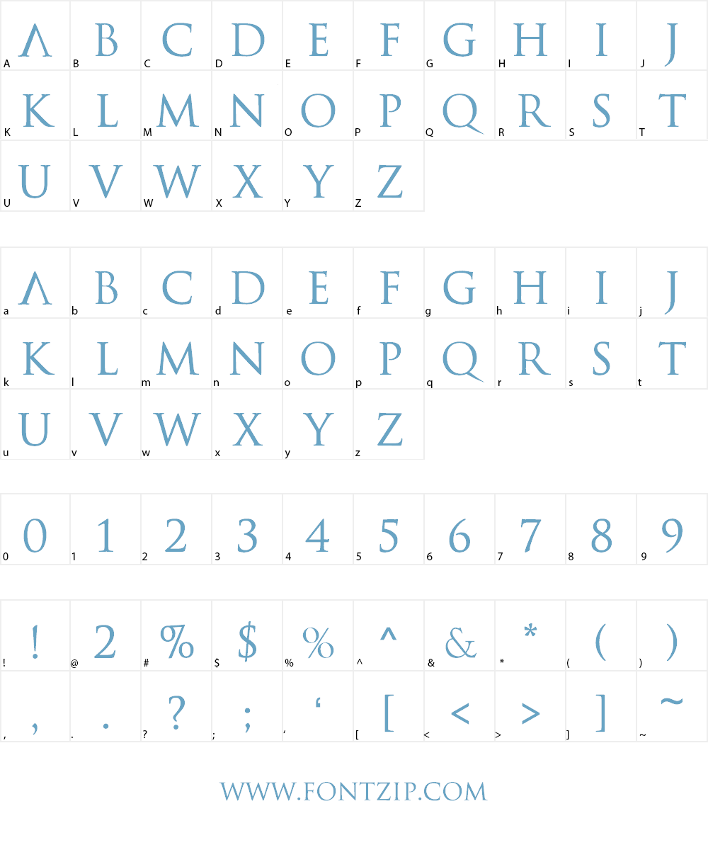 Space and Astronomy Font Character