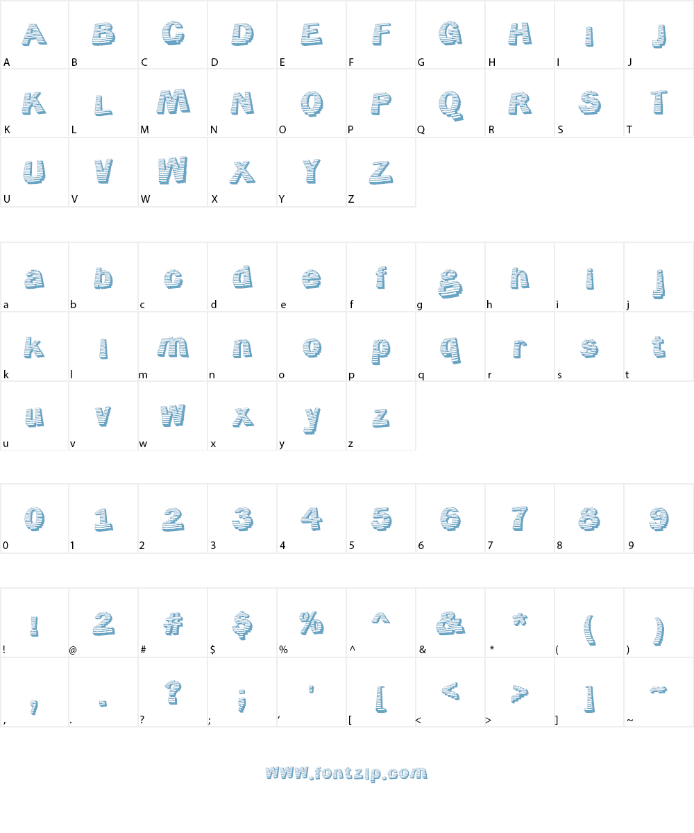 Jerrybuilt Font Character