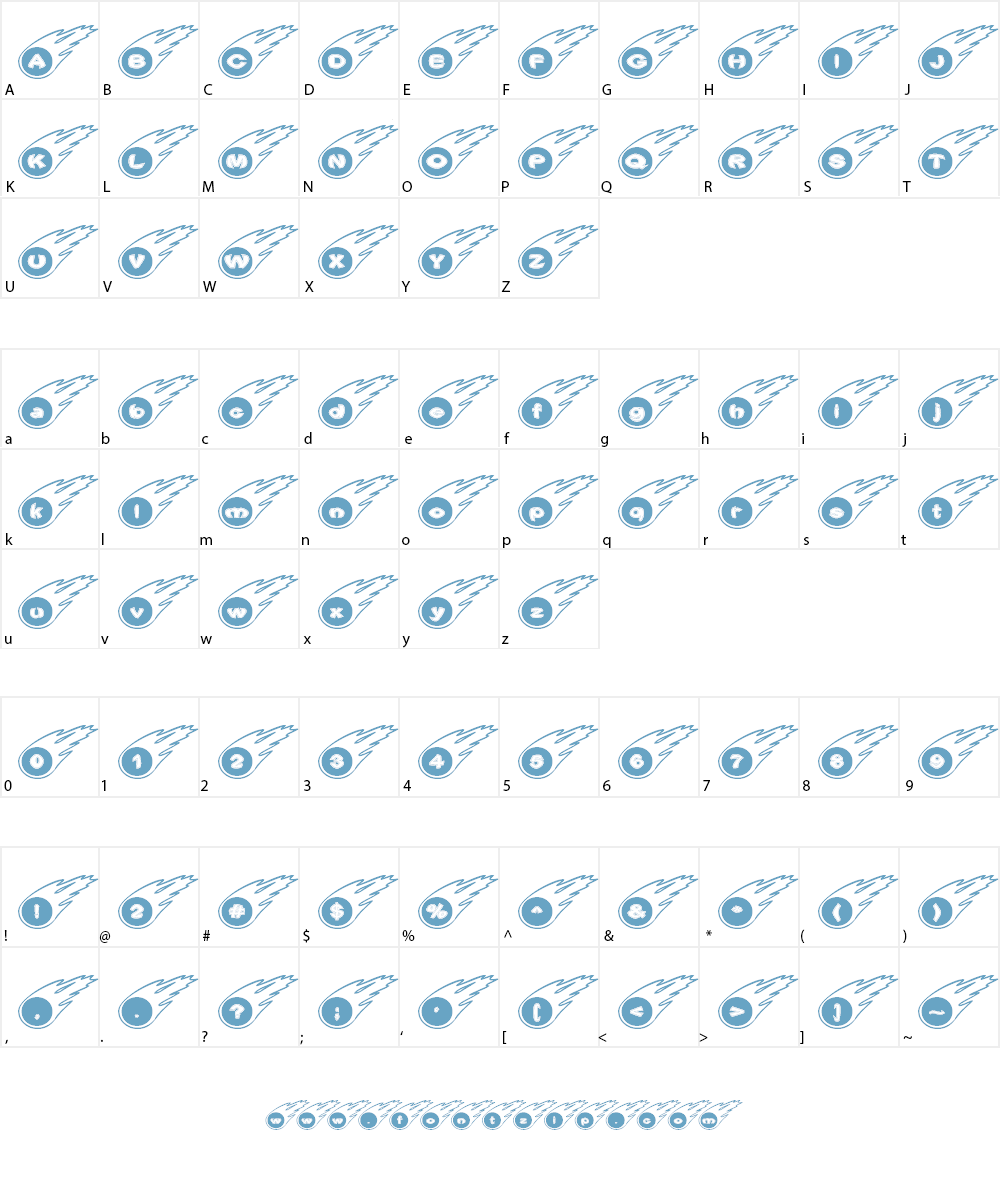Meteor Font Character