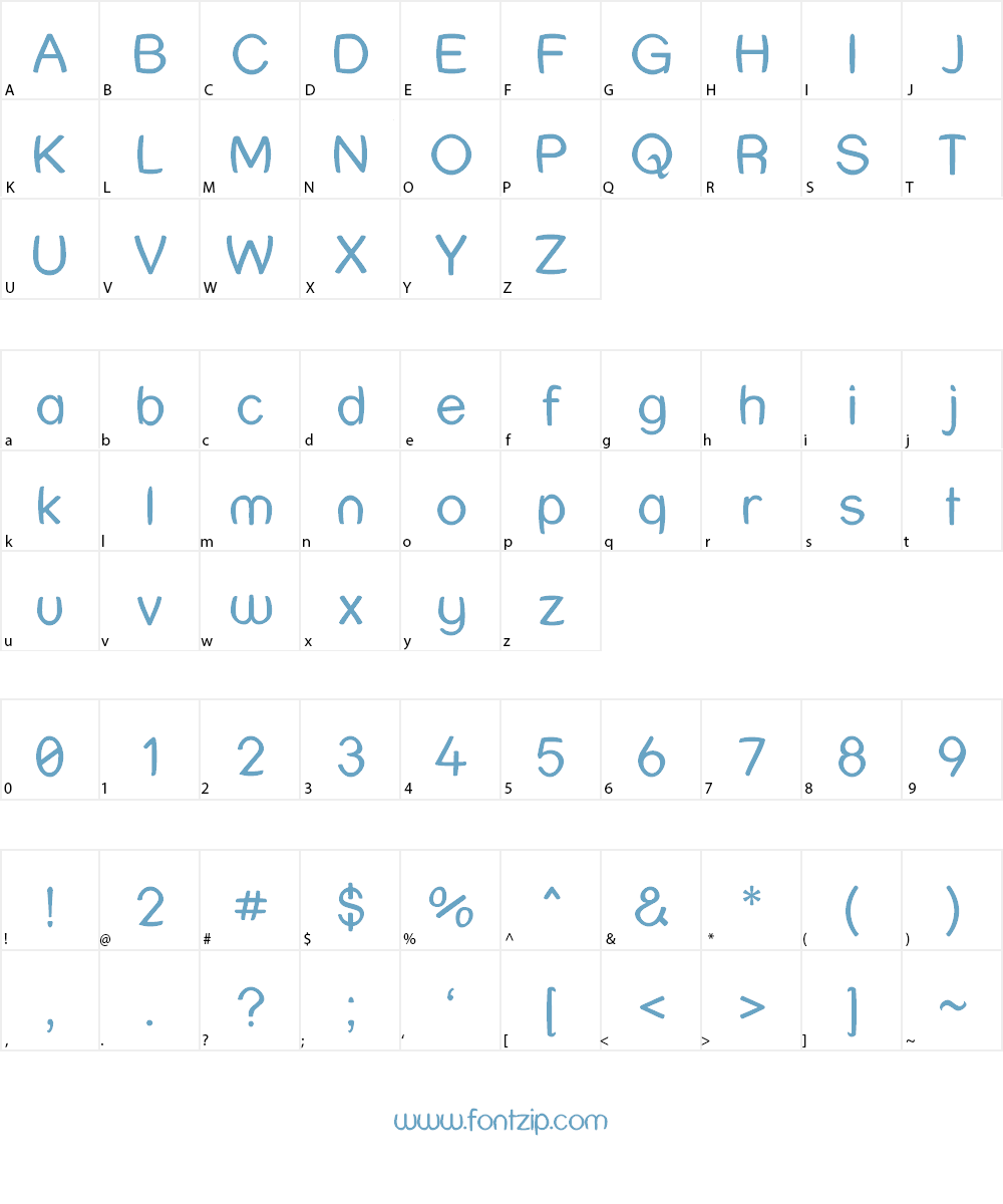 Street Humouresque Font Character