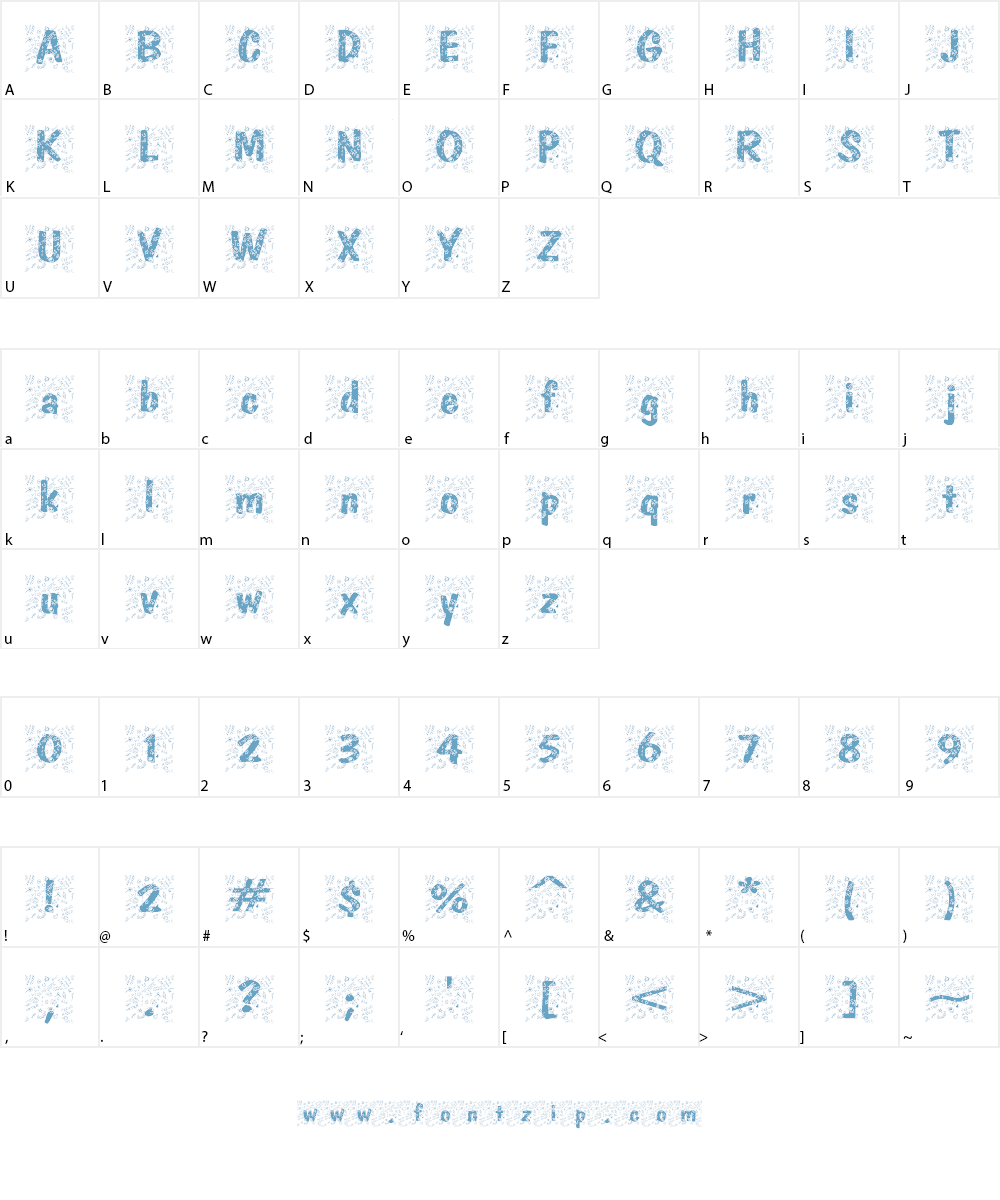 Trashed Font Character