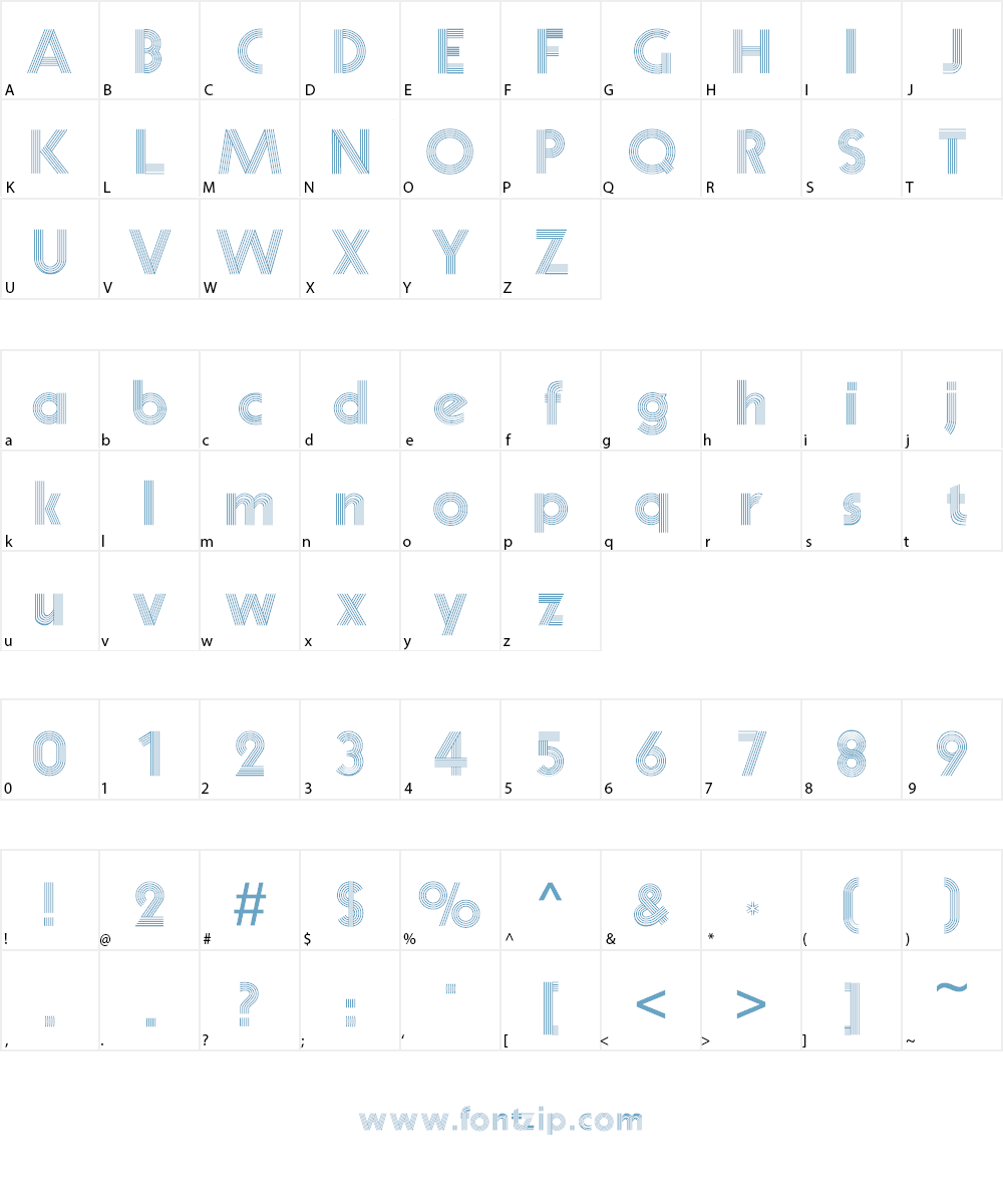 Mirage Font Character