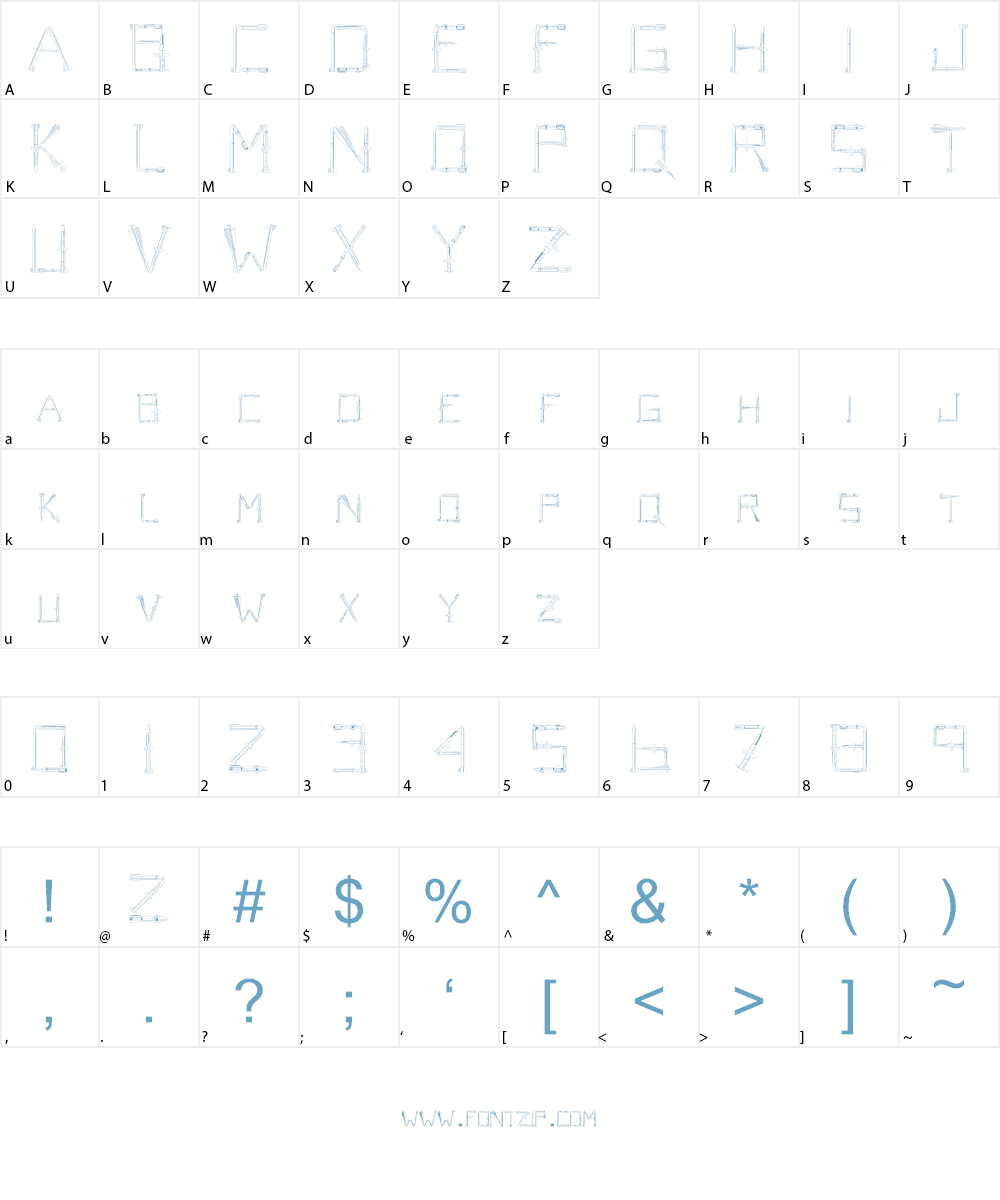 Patriot Font Character