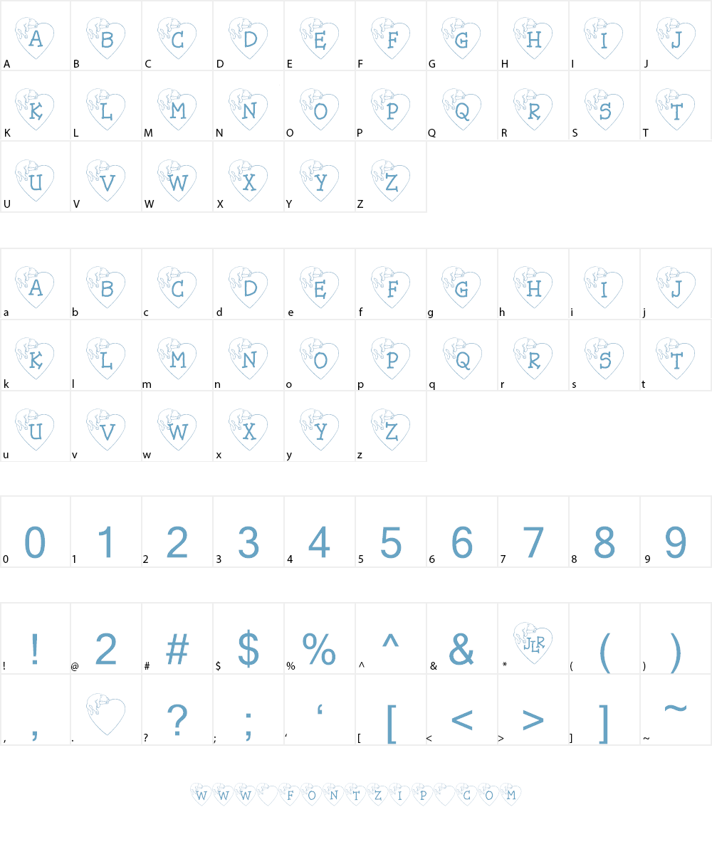 JLR Cat Nap Font Character