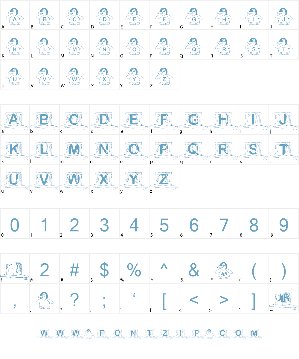 JLR Chillies Font Character