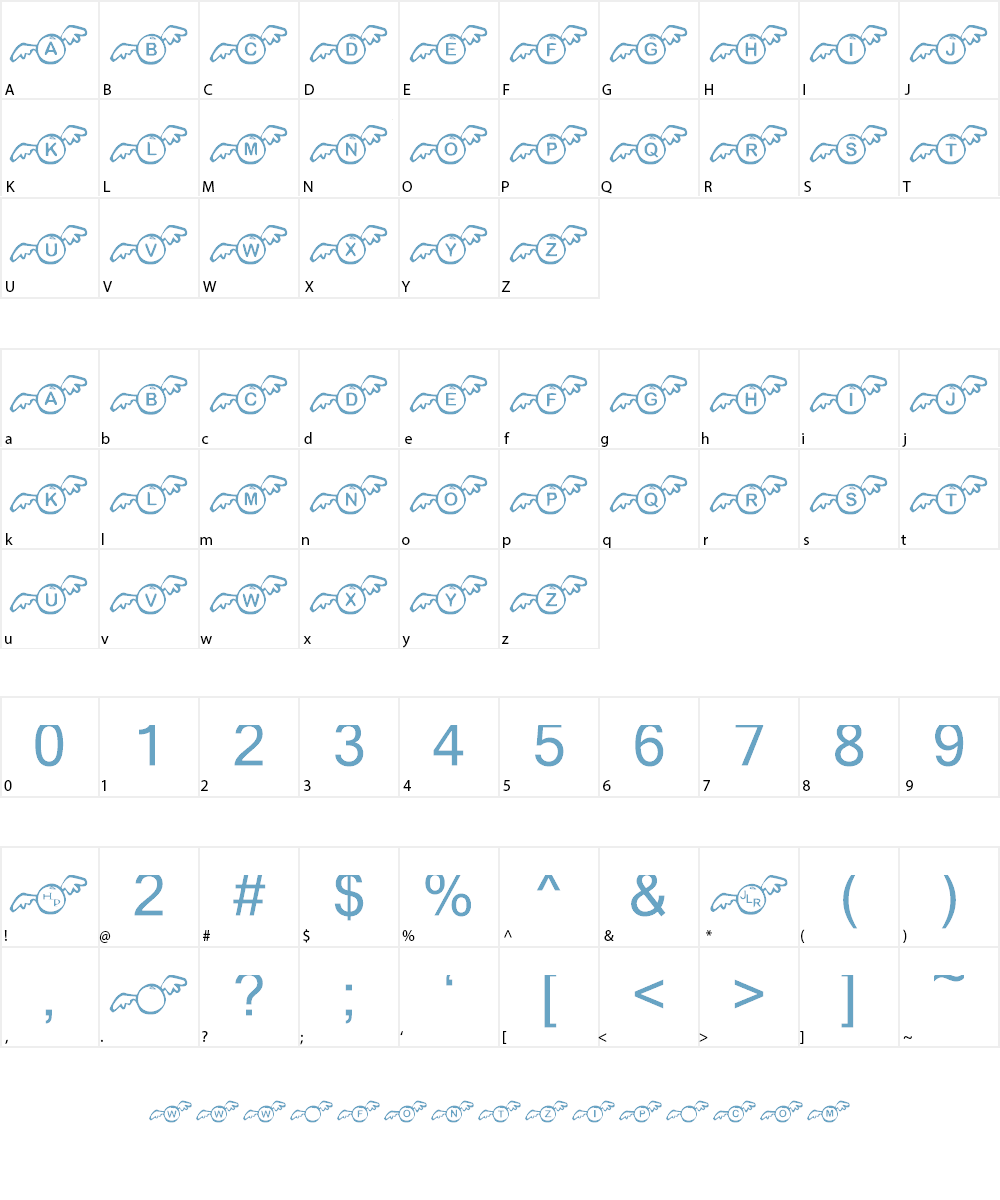 JLR Snitch Font Character