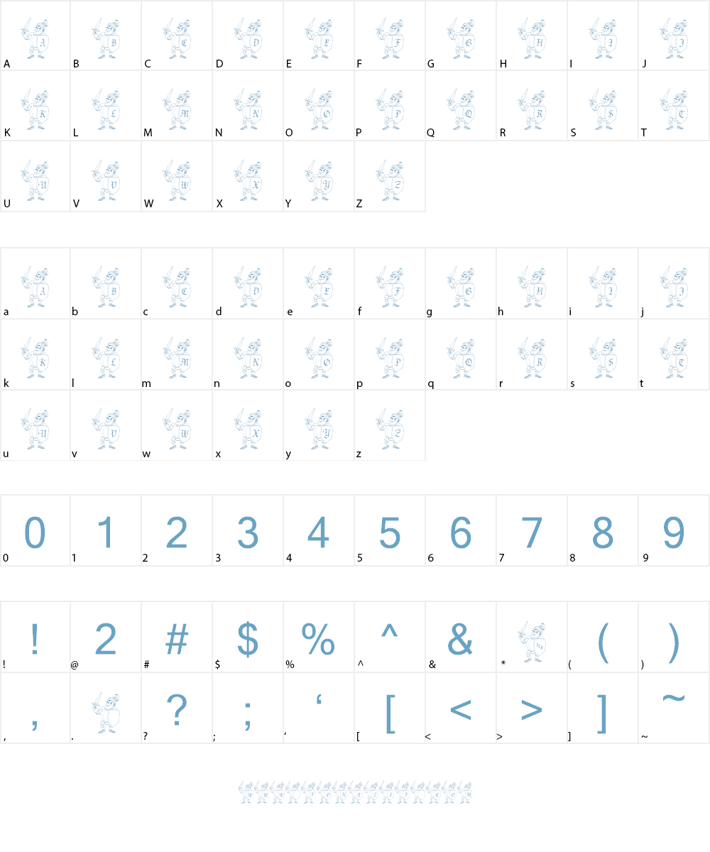 JLR Spartan Pride Font Character