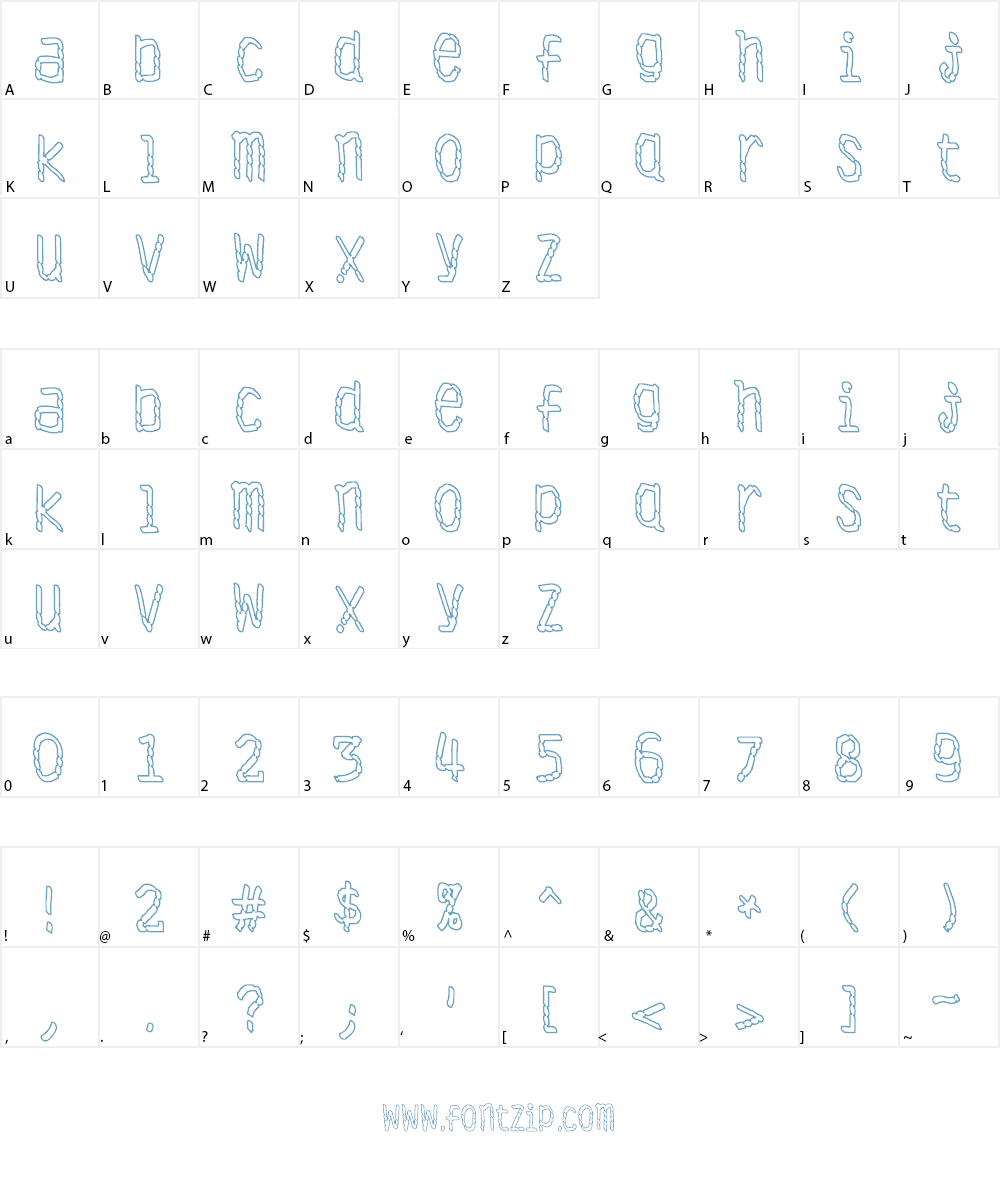 Antibiotic Font Character