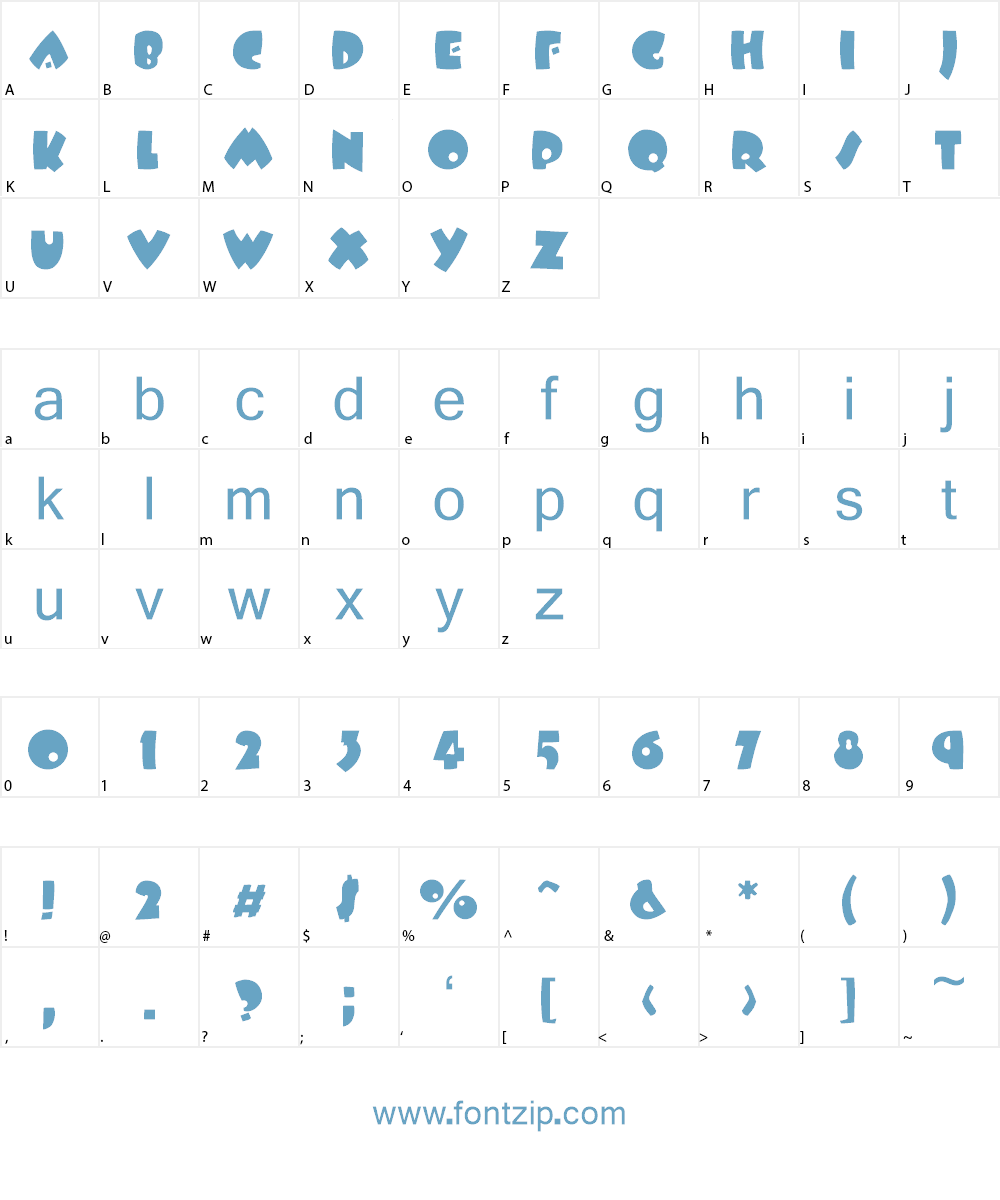 BeesWax Font Character