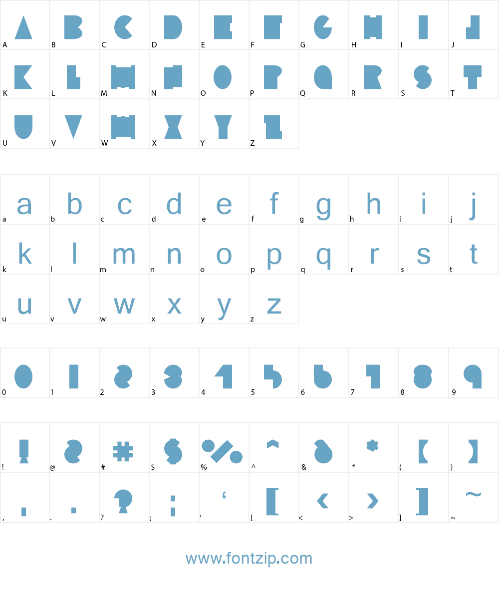 Inscruta Font Character