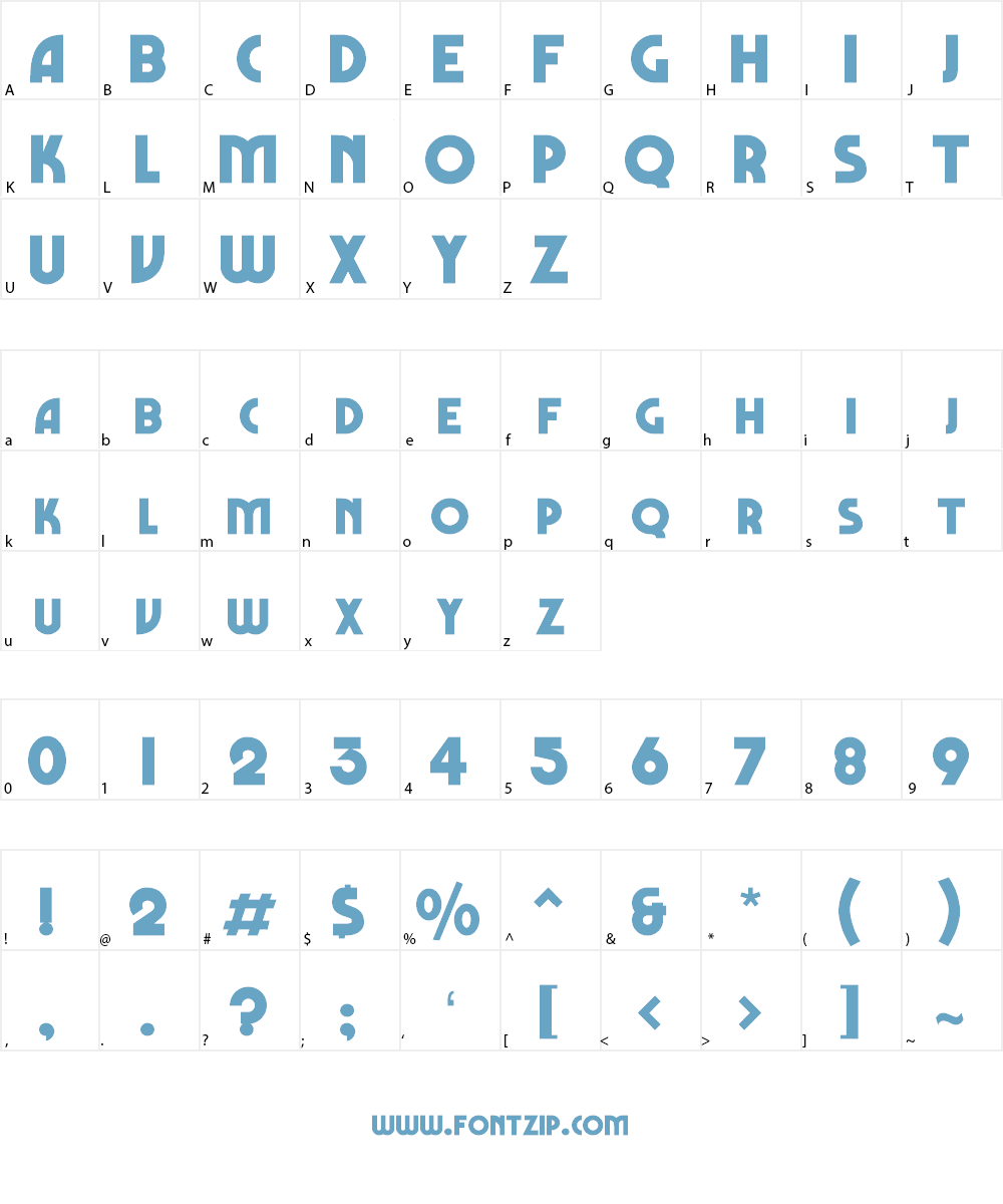 Marbold Font Character