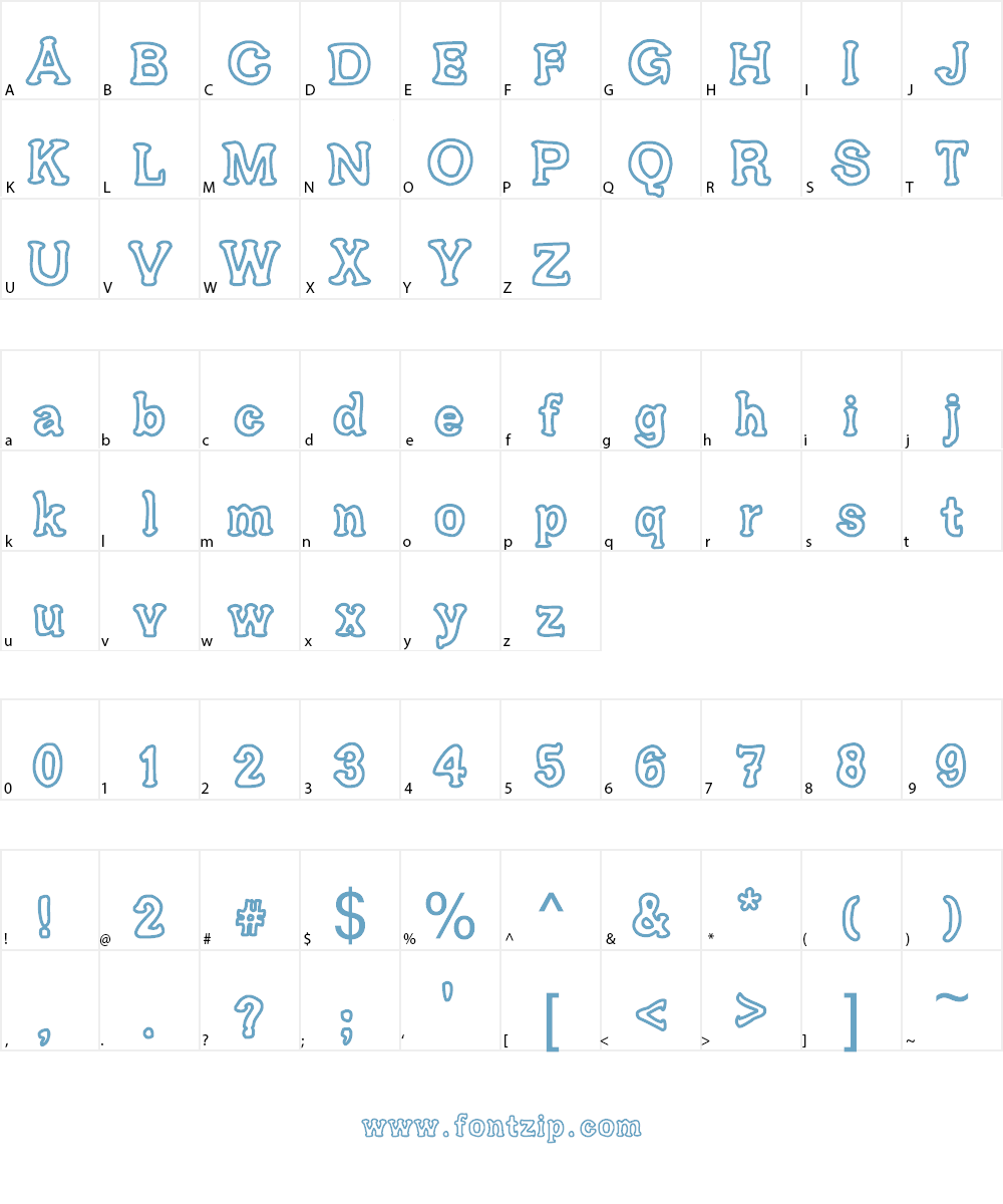 Ariendezze Font Character