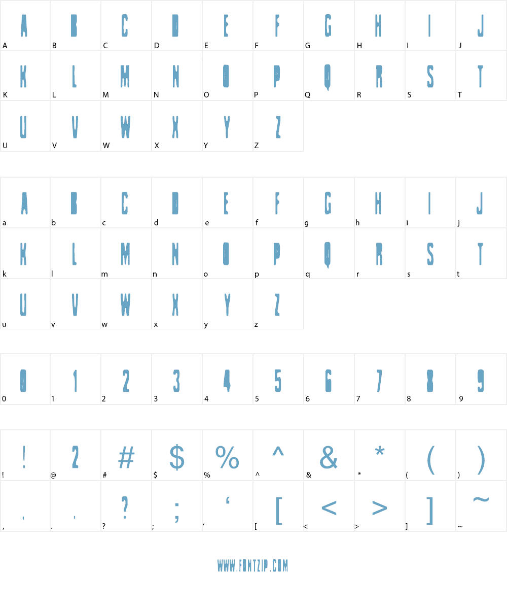 Celofan Font Character