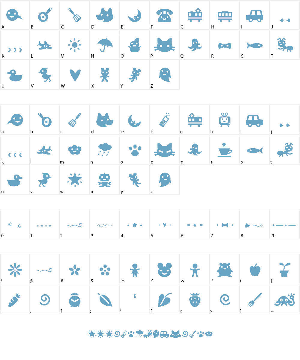 Efon Font Character