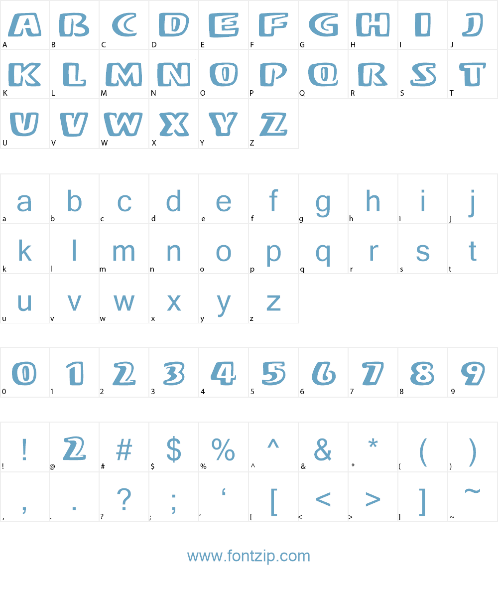 Baum Font Character