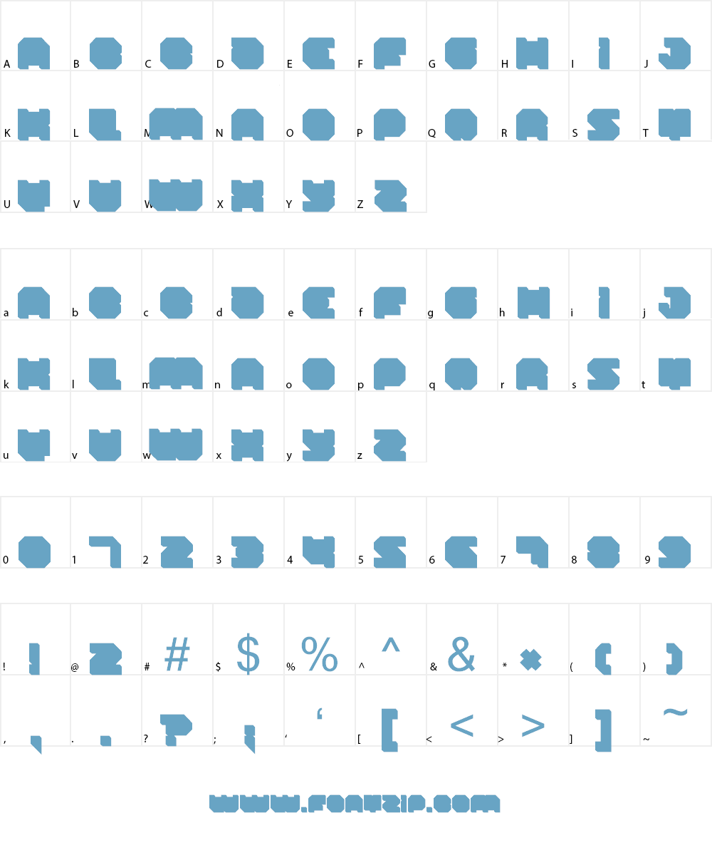ATRON Font Character
