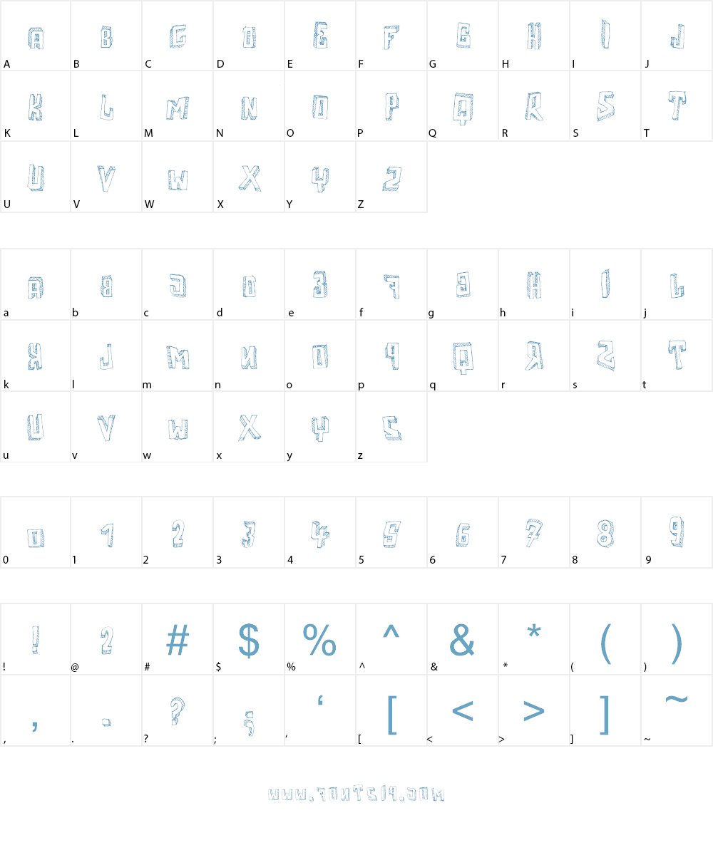 Motherfunker Font Character