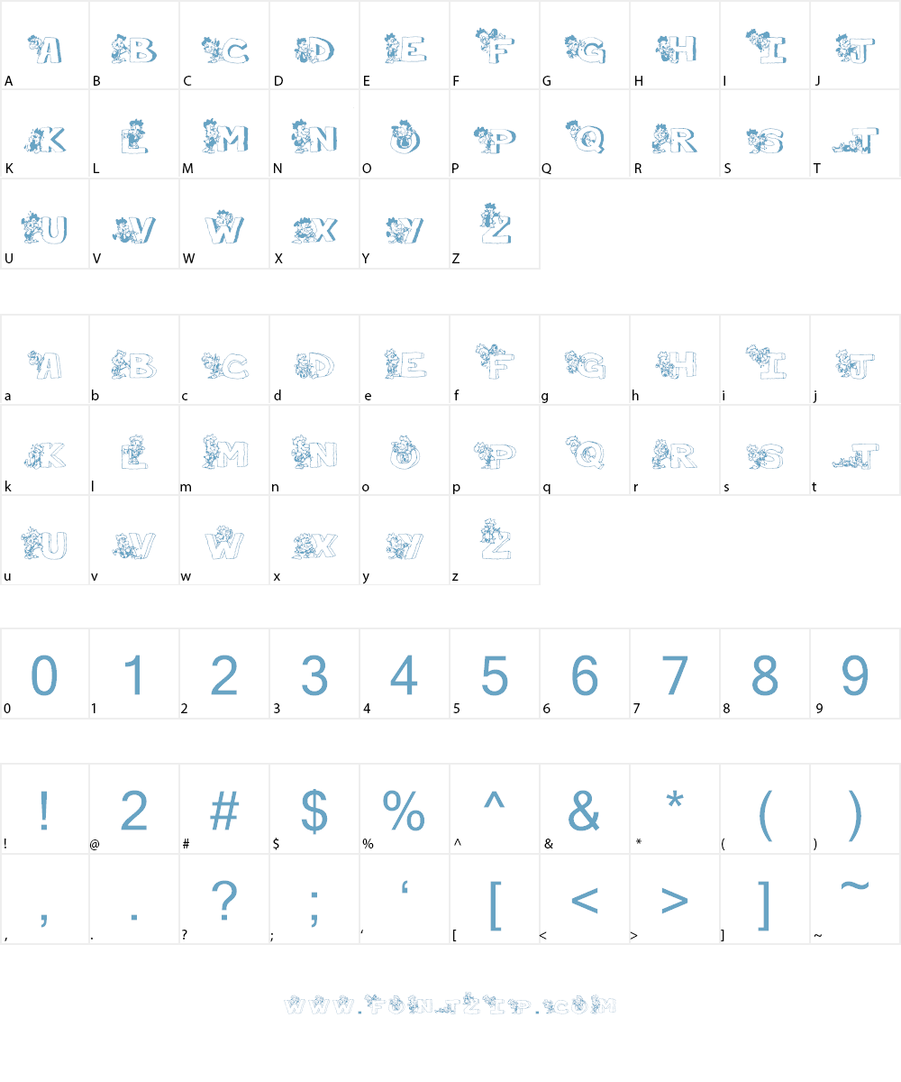 StoneCarving Font Character