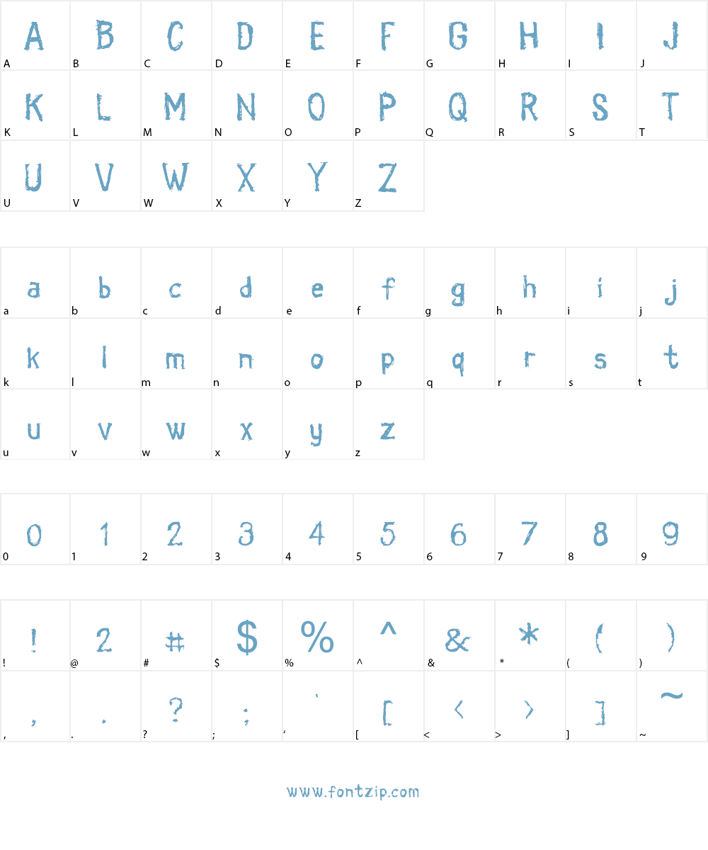 Coldbringer KG Font Character