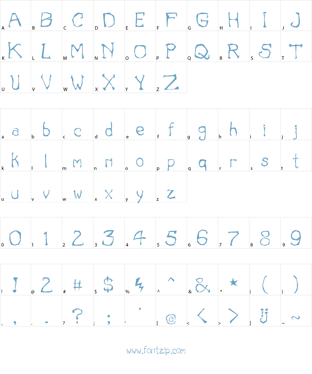 ILL oMen Font Character