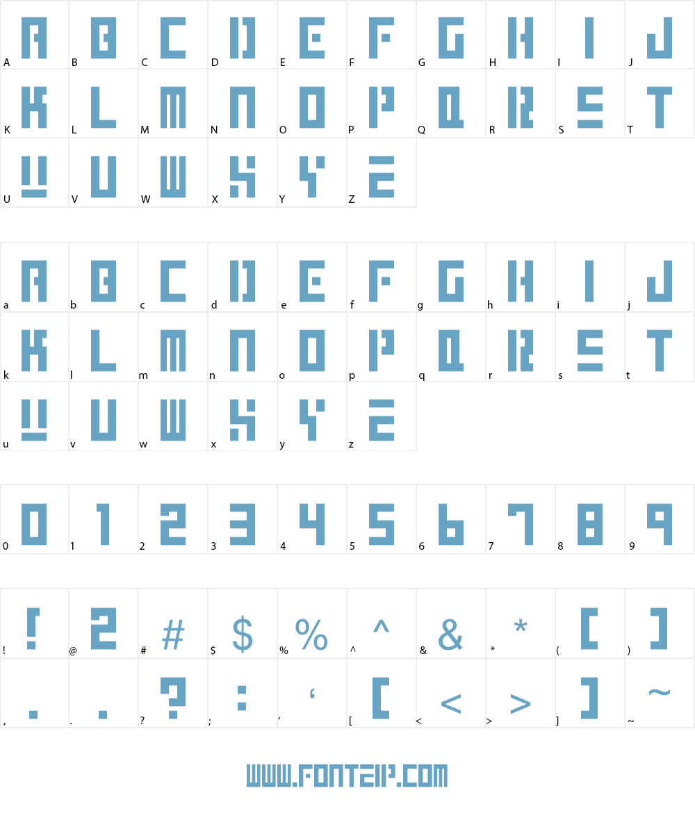 Koukaku Font Character