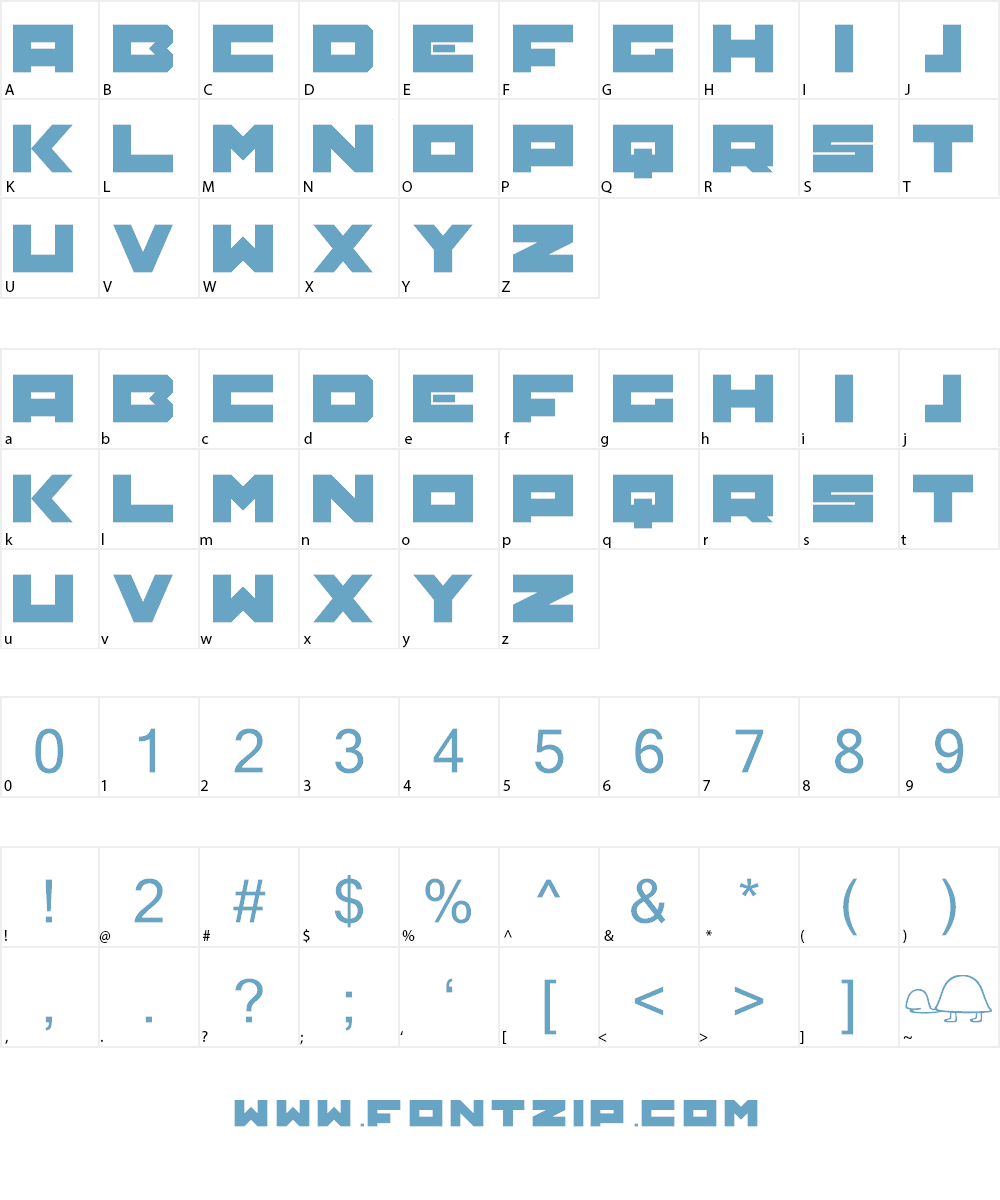 TRTL Font Character