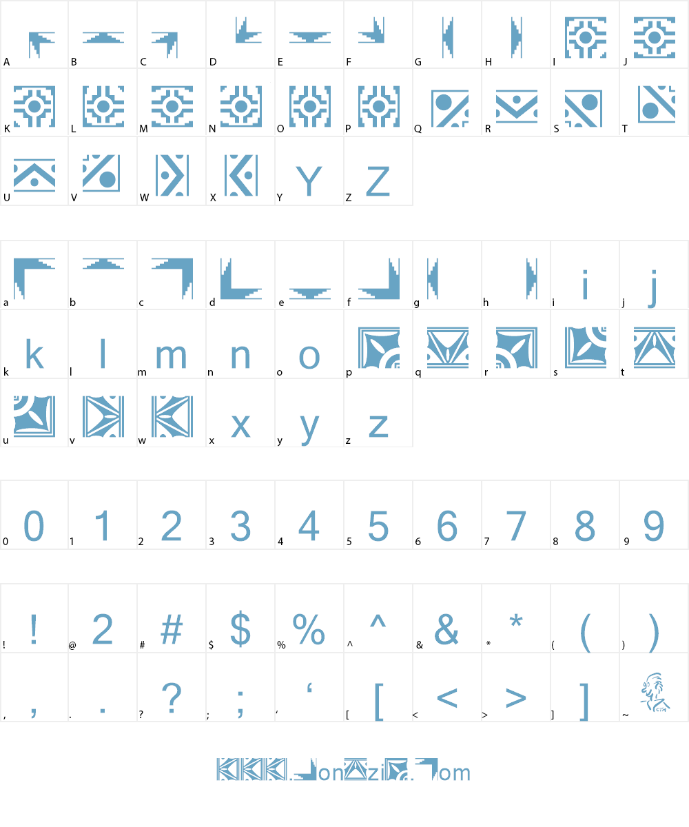 CanyonRoad Font Character
