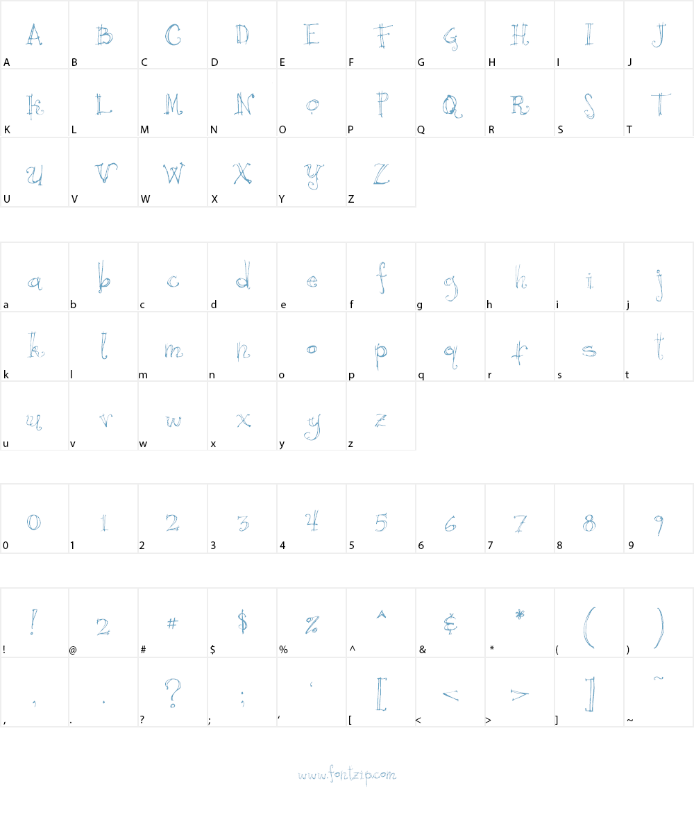 Cricket Font Character