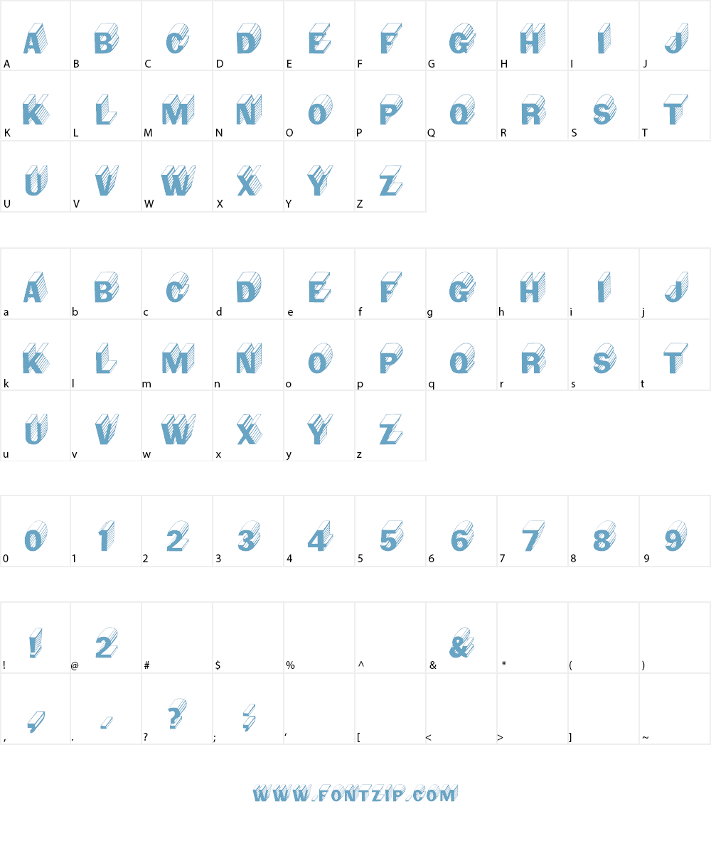 Salter Font Character