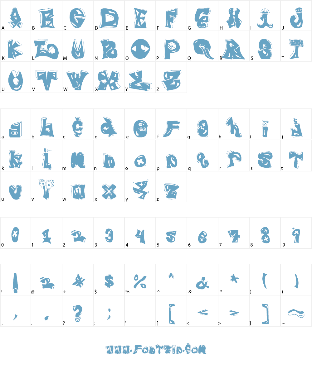 BLiNG RiNG Font Character