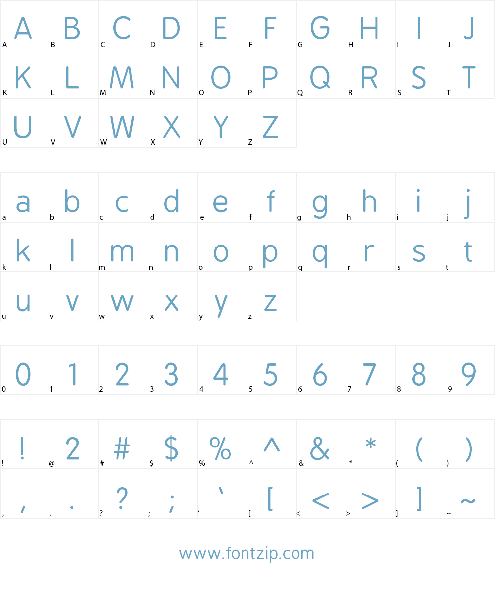 BPreplay Font Character