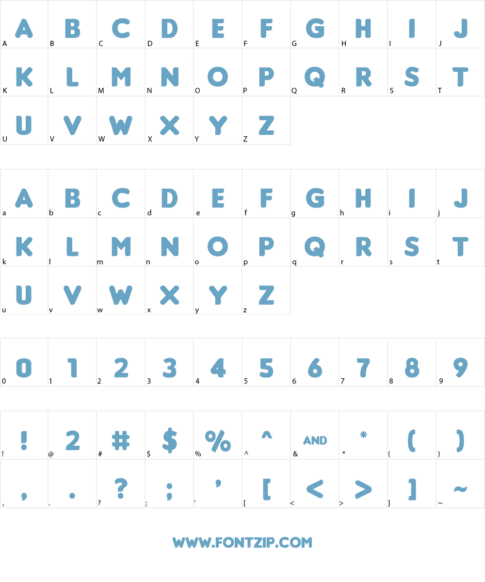 Insaniburger Font Character