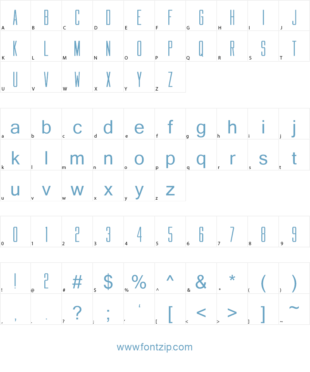 Movies Font Character