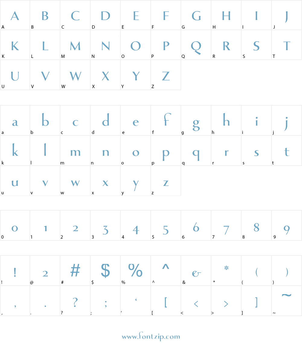 Tenderness Font Character