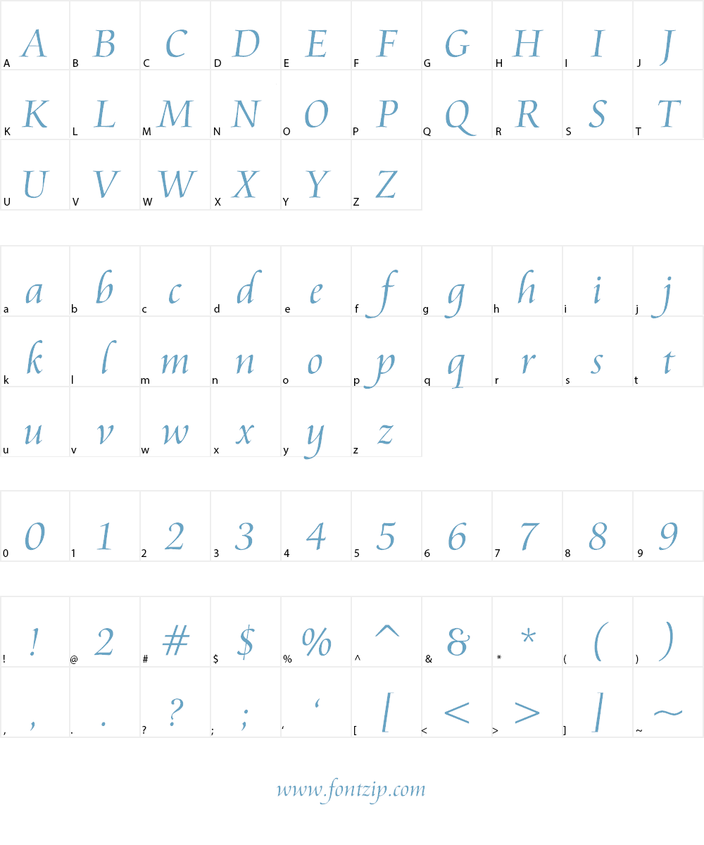 Aramis Font Character