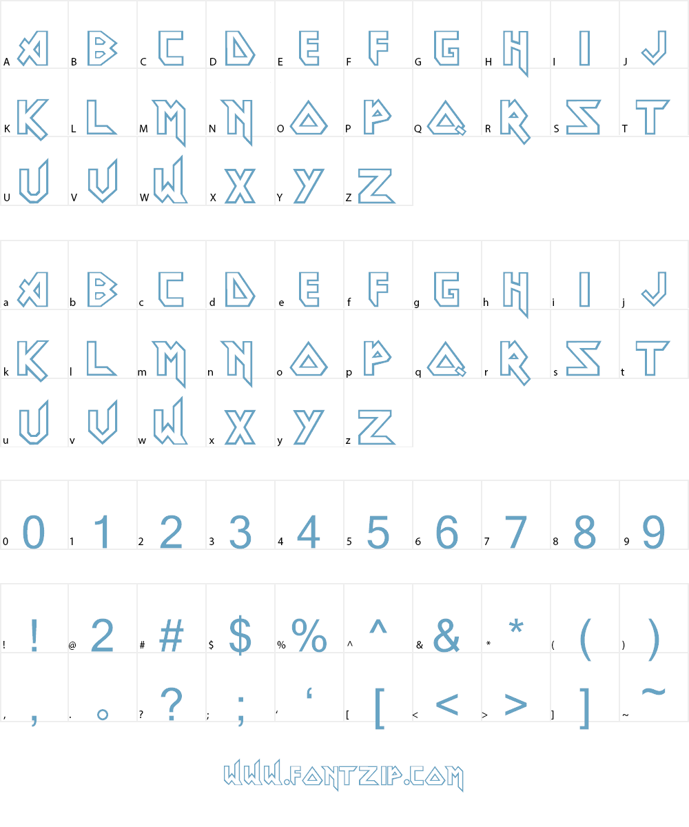 Eddie Font Character