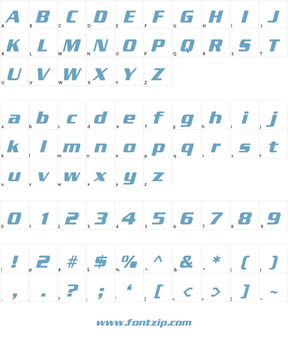 Enter Sansman Font Character