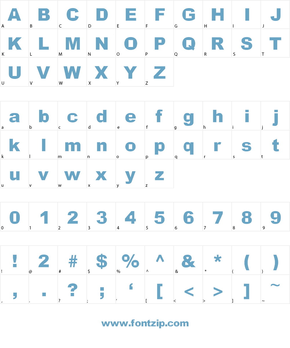 Incite Font Character