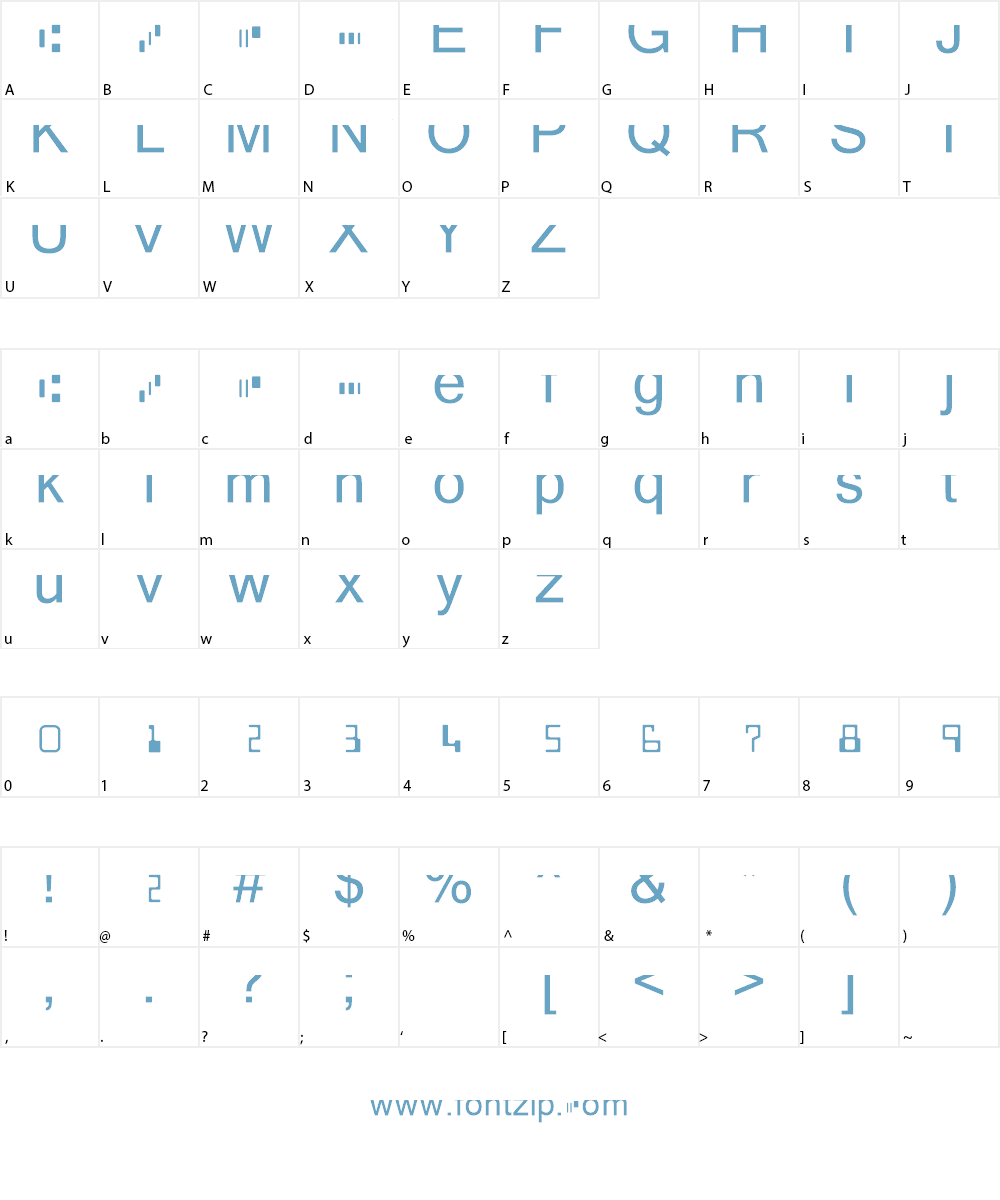 MICR Encoding Font Character