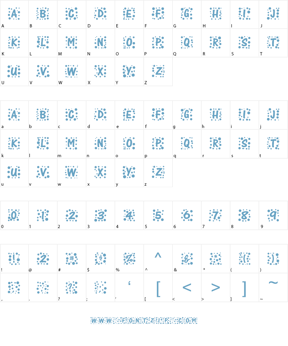 Whimzee Font Character