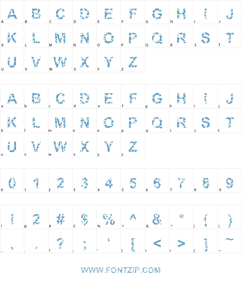 Driveby Font Character