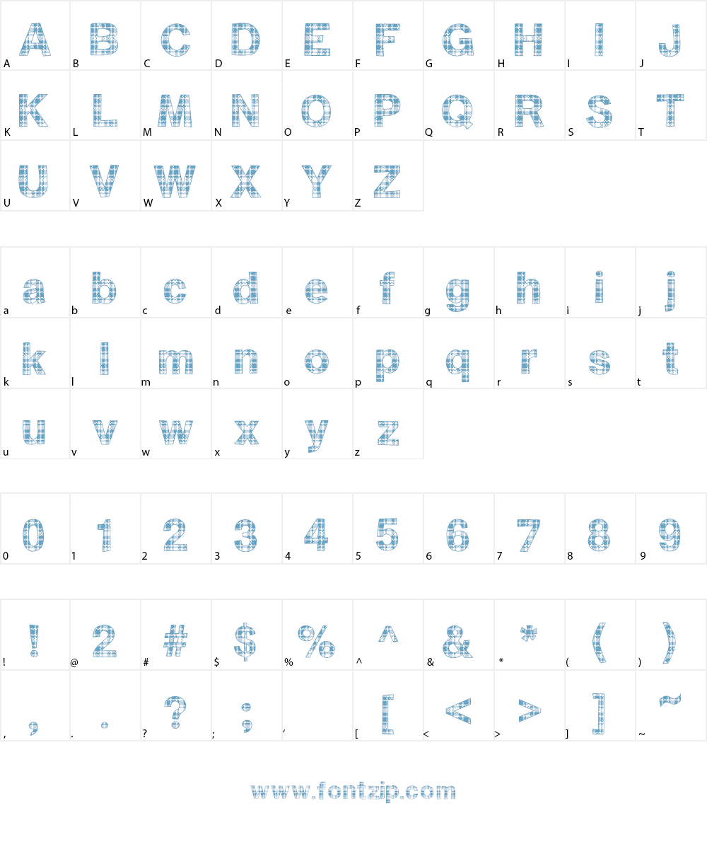 Scartan Floaben Font Character