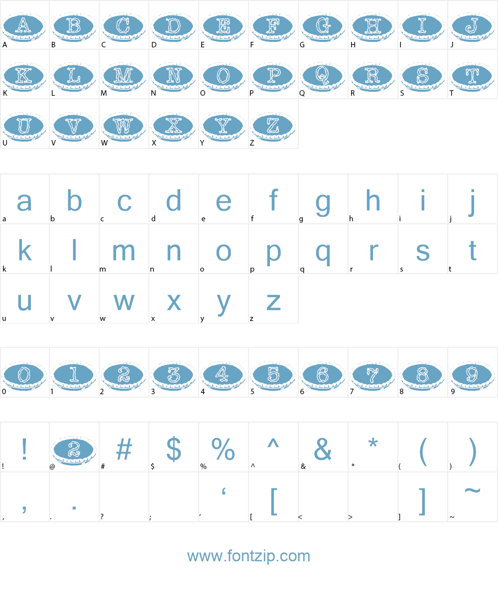 101! Punkin Pie Font Character