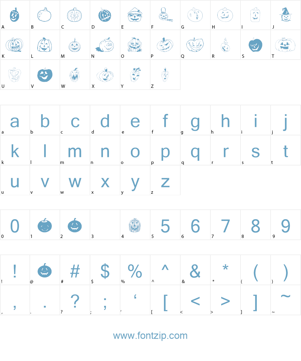 Bumkins Font Character