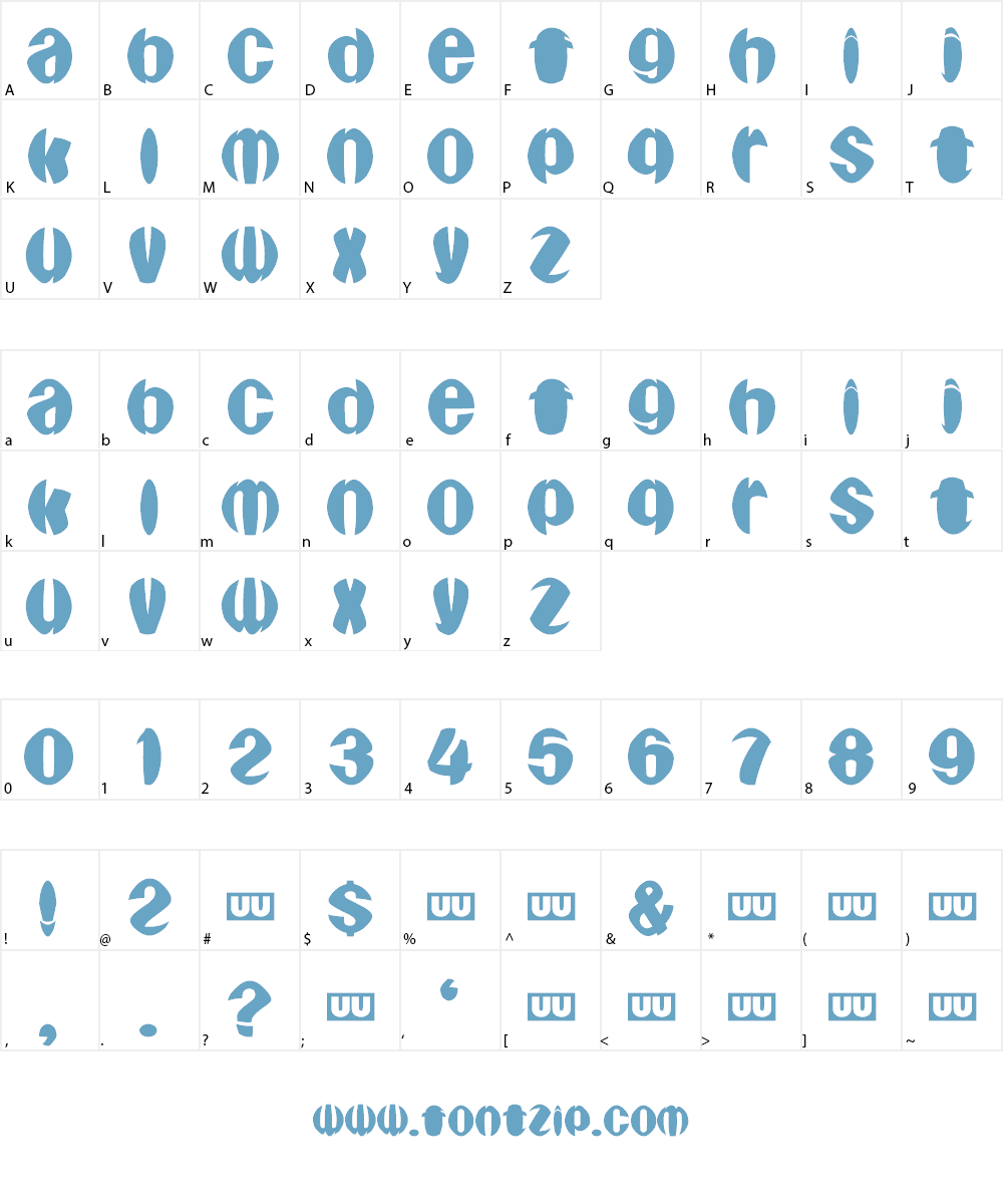 Aragones Font Character