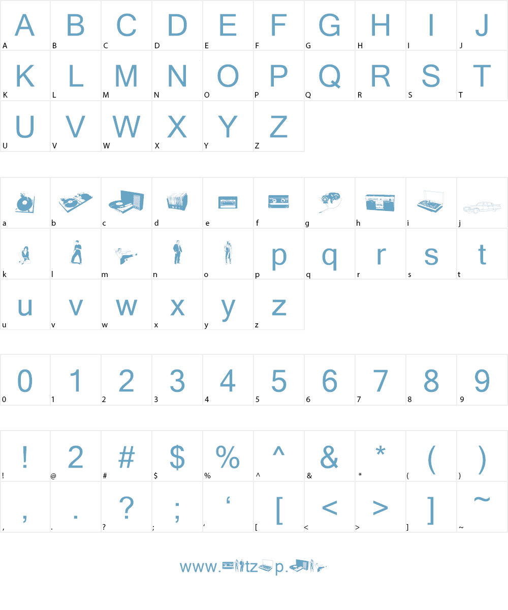 Fenotype dings Font Character