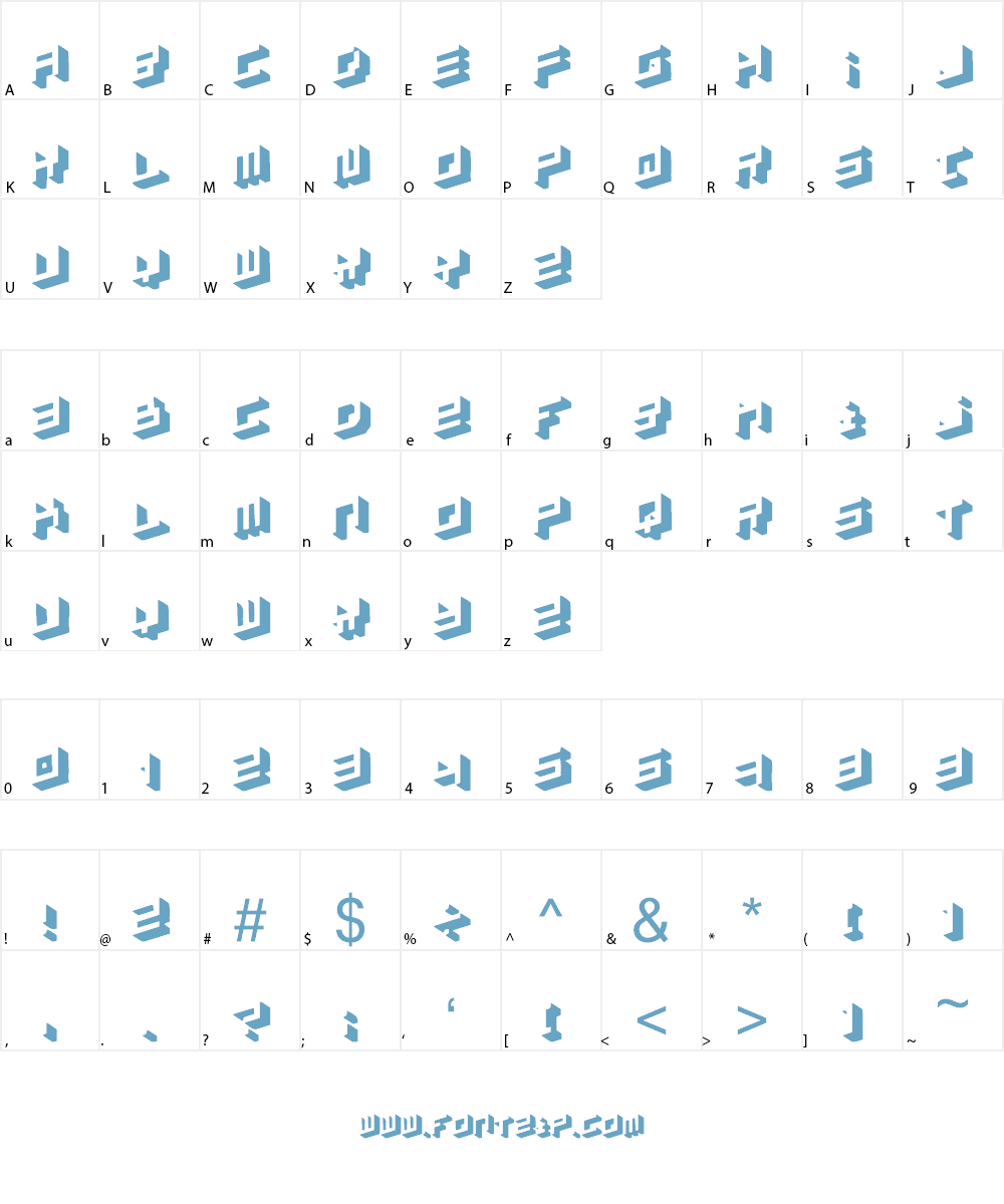 simpletype Font Character